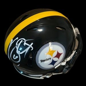 Kordell Stewart Signed Steelers Speed Mini Helmet (JSA coa)